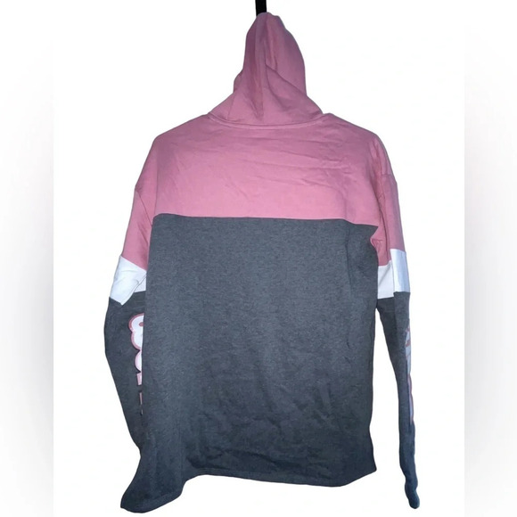 Disney Walt Disney World Graphic 3D Embossed Hi-Low Hem Hoodie NWT Women’s Sz M - Picture 4 of 11